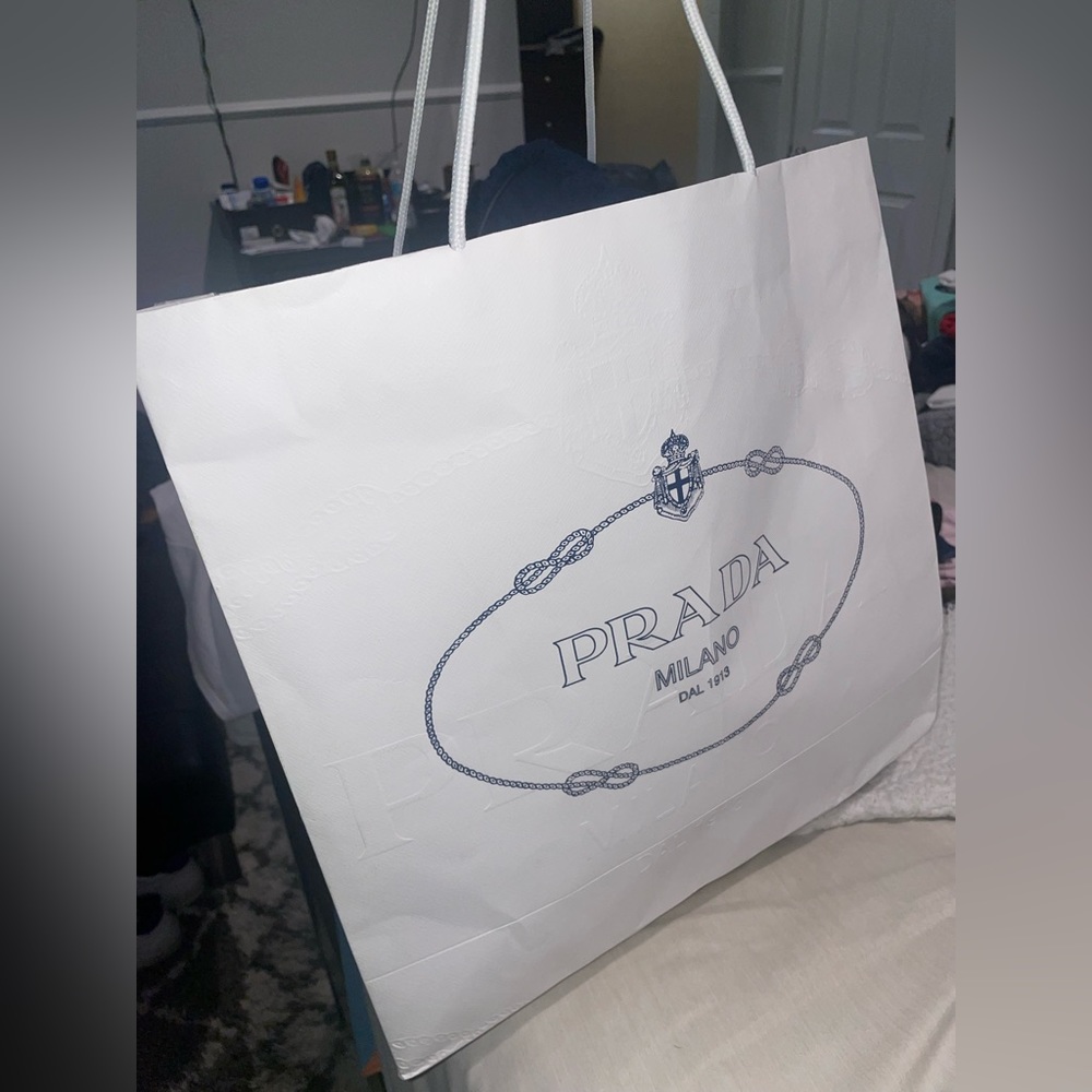 PRADA Re-Nylon and Saffiano leather back pack - Picture 9 of 10